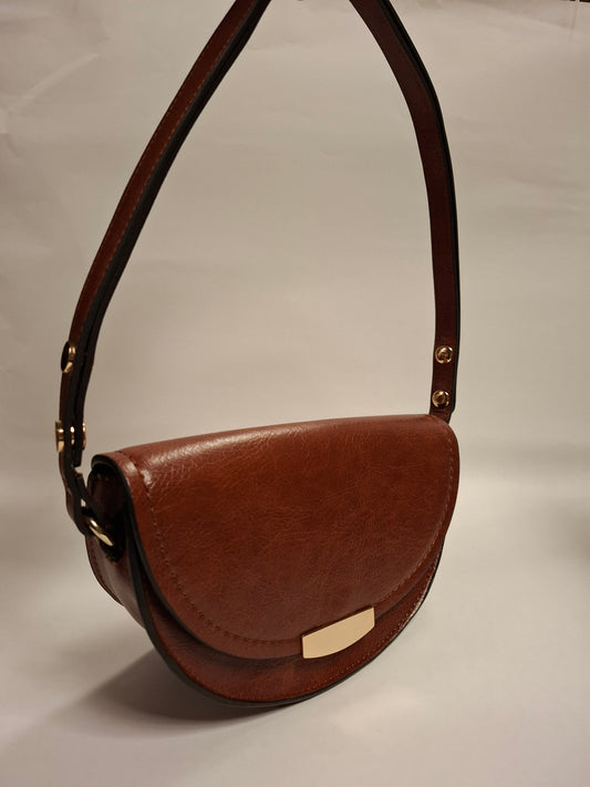 Kleine braune Handtasche