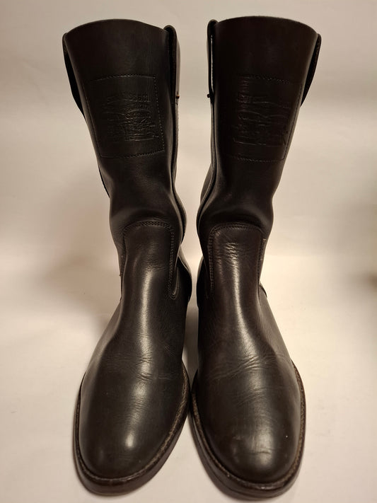Retro Stiefel aus Leder von Levi's Gr. 41