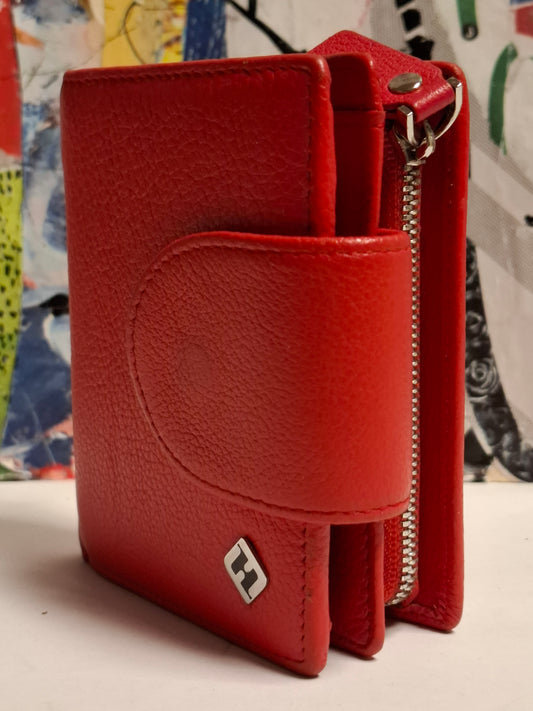 RFID ID Protection Wallet in Rot