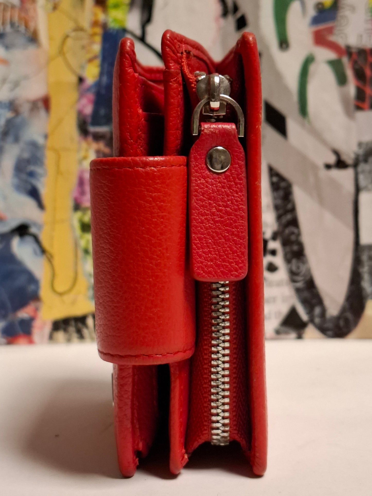 RFID ID Protection Wallet in Rot