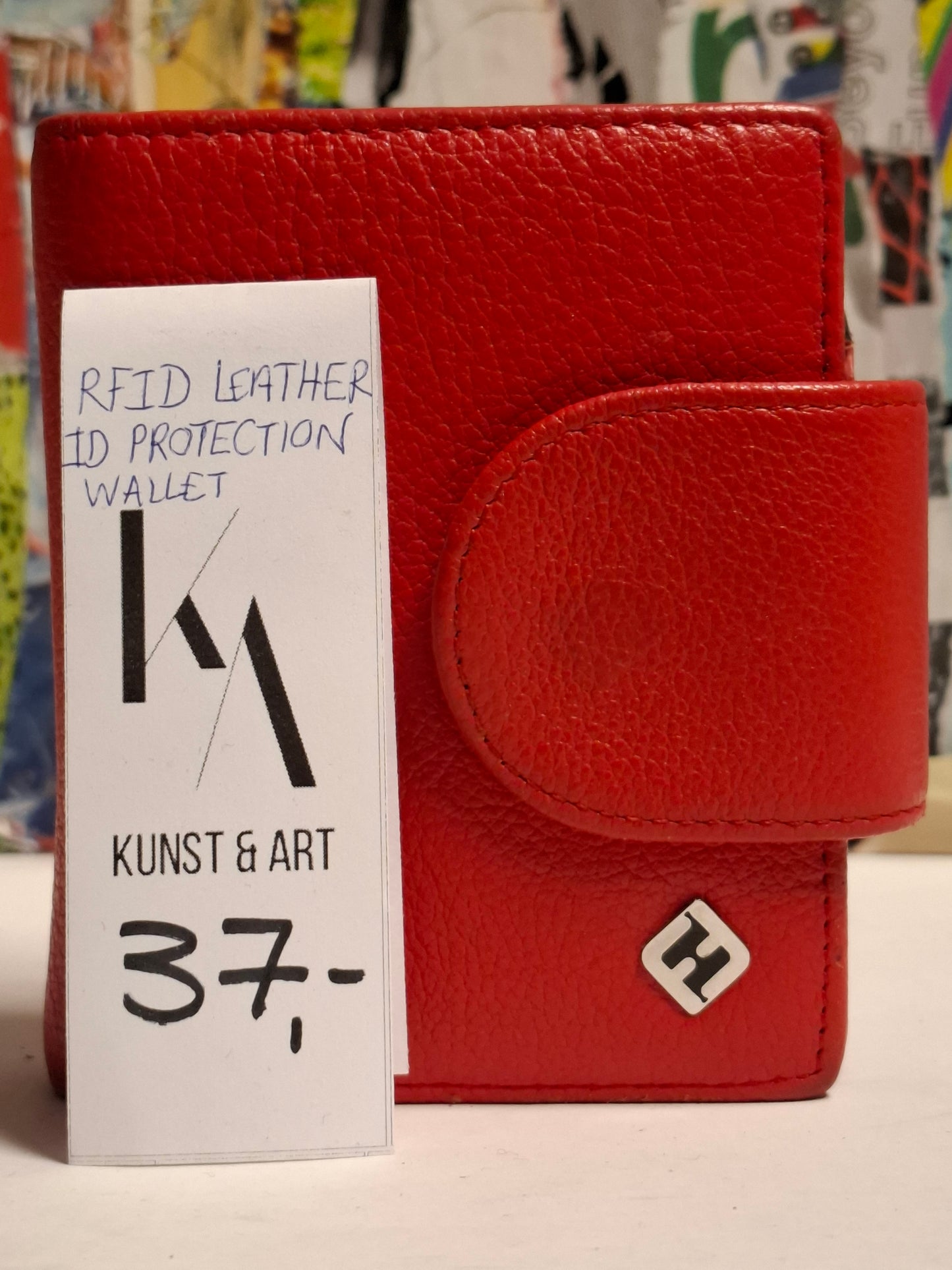 RFID ID Protection Wallet in Rot