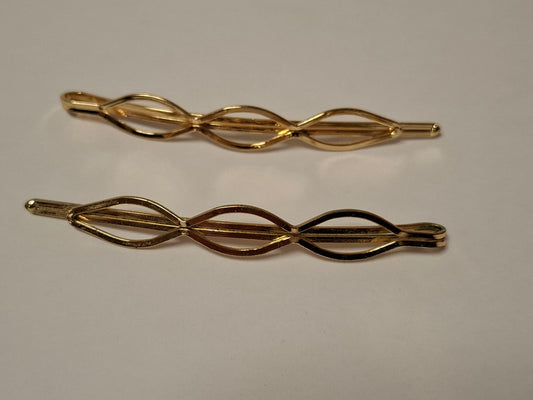 Paar Haar Barretts Clips