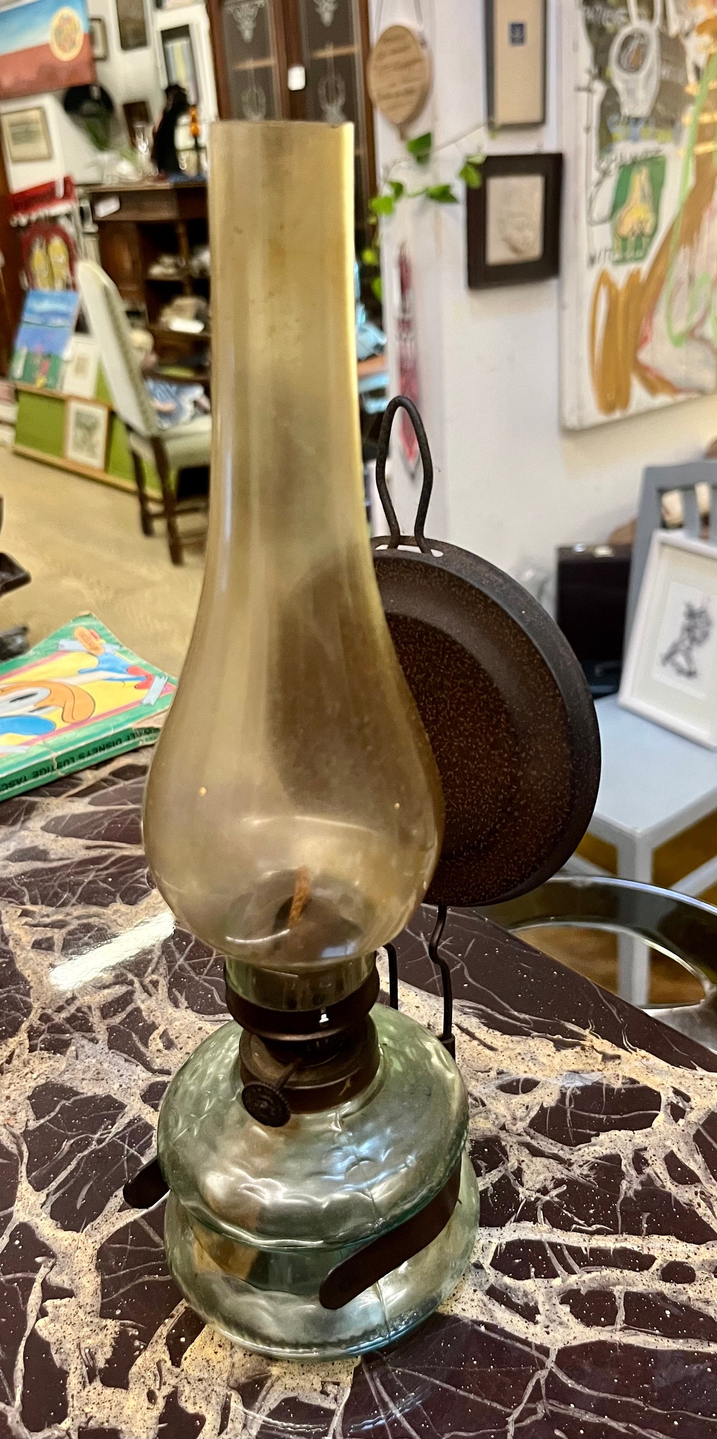 Vintage Petroleum Lampe