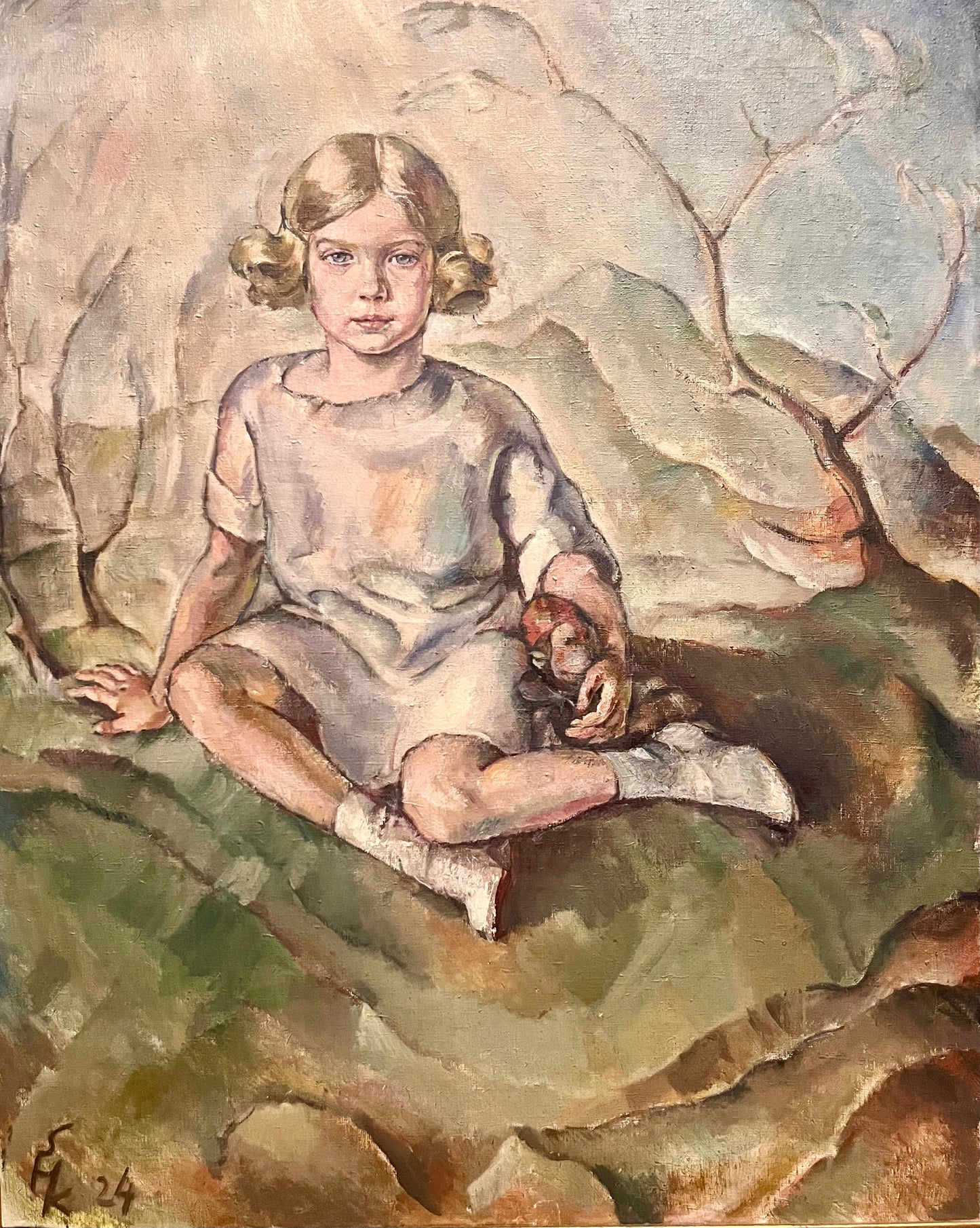 Stefan Hlawa, Bildnis eines Mädchens 1923