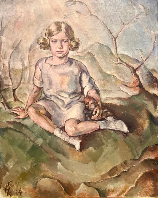 Stefan Hlawa, Bildnis eines Mädchens 1923