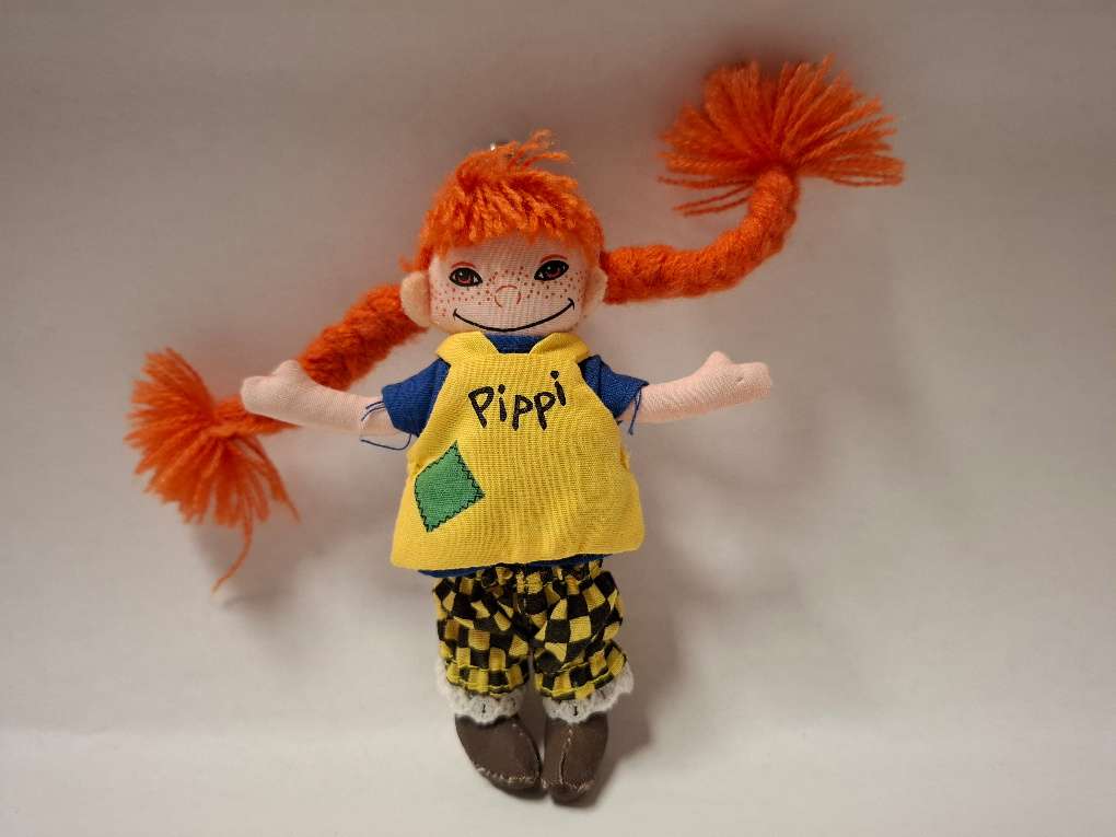 Vintage Pippi Langstrumpf Schlüsselanhänger