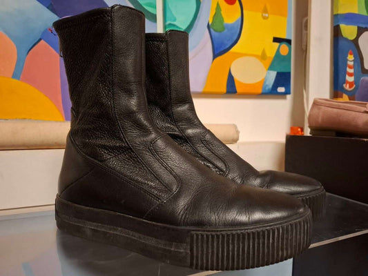 Leder Platform Chelsea Stiefel von Ash gr. 40