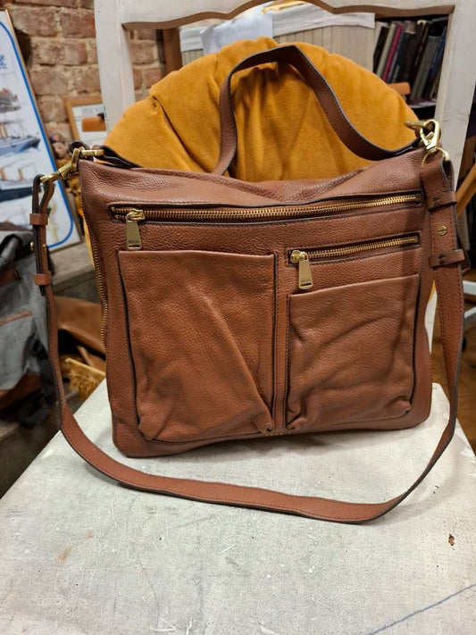 Lederschultertasche von Fossil
