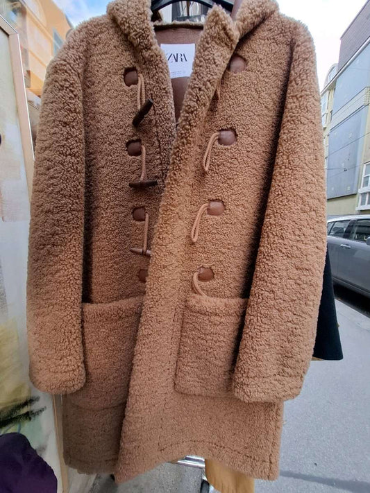 Teddy Mantel von Zara Gr. M