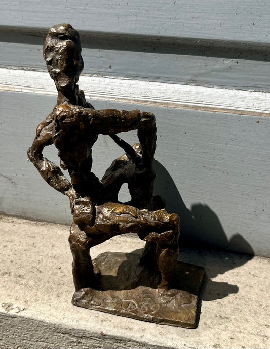 Oskar Bottoli, Bronzestatuette Sitzender 1/7