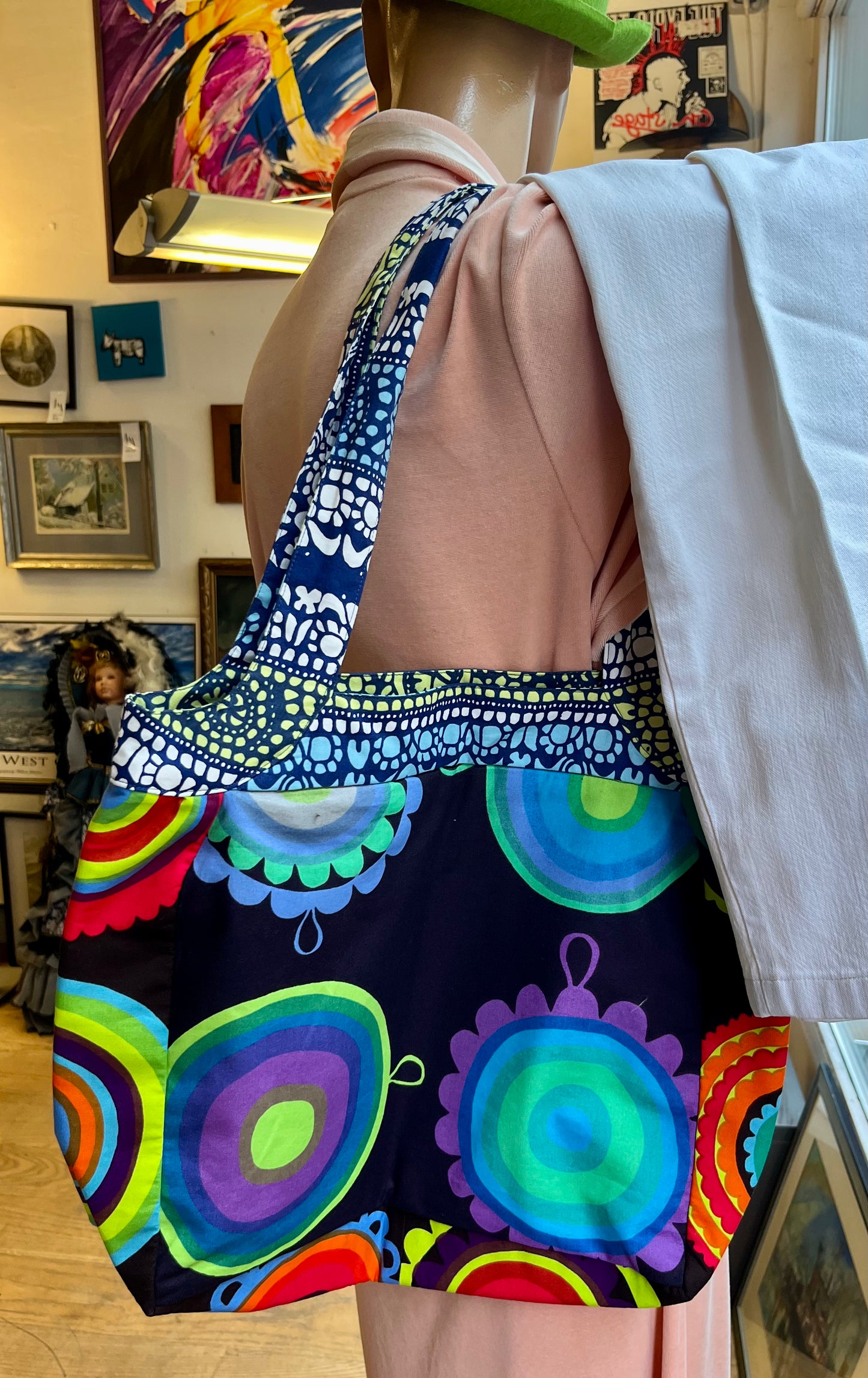 Handgefertigtes Unikat mit Marimekko-Stoff, unbenutzt