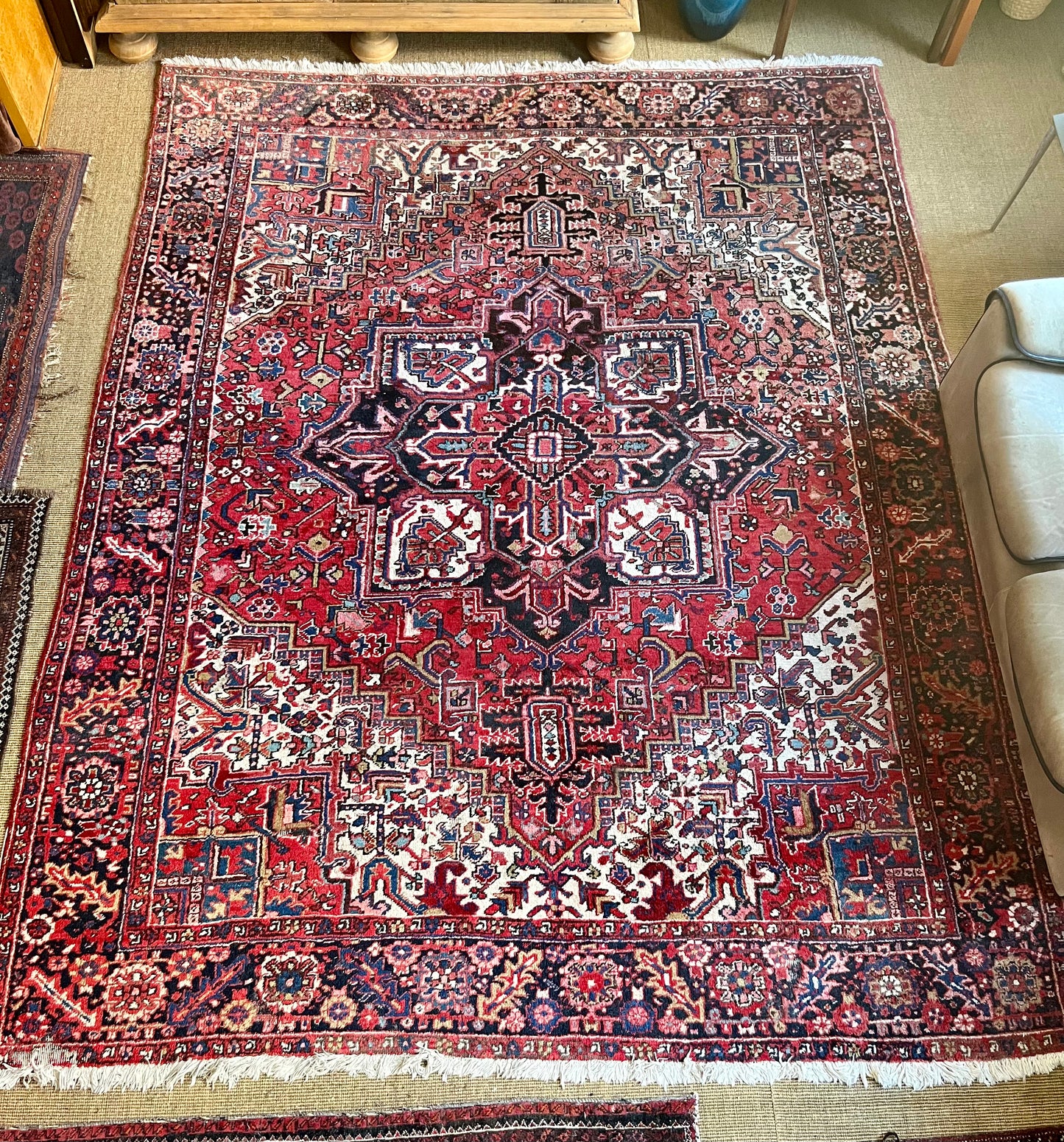 Großer Heriz-Perserteppich, 243 × 315 cm
