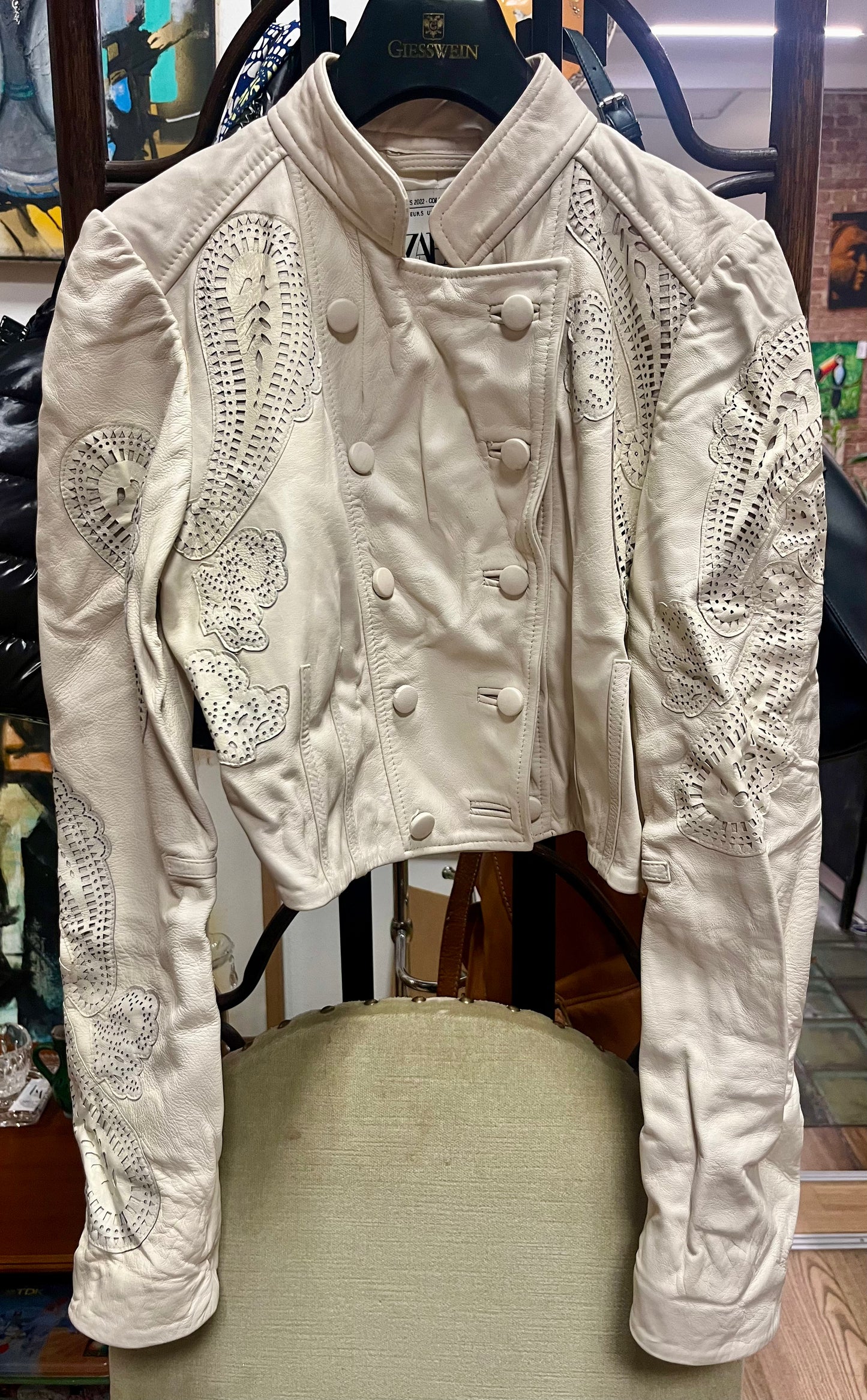 Vintage Zara
Leder Blouson