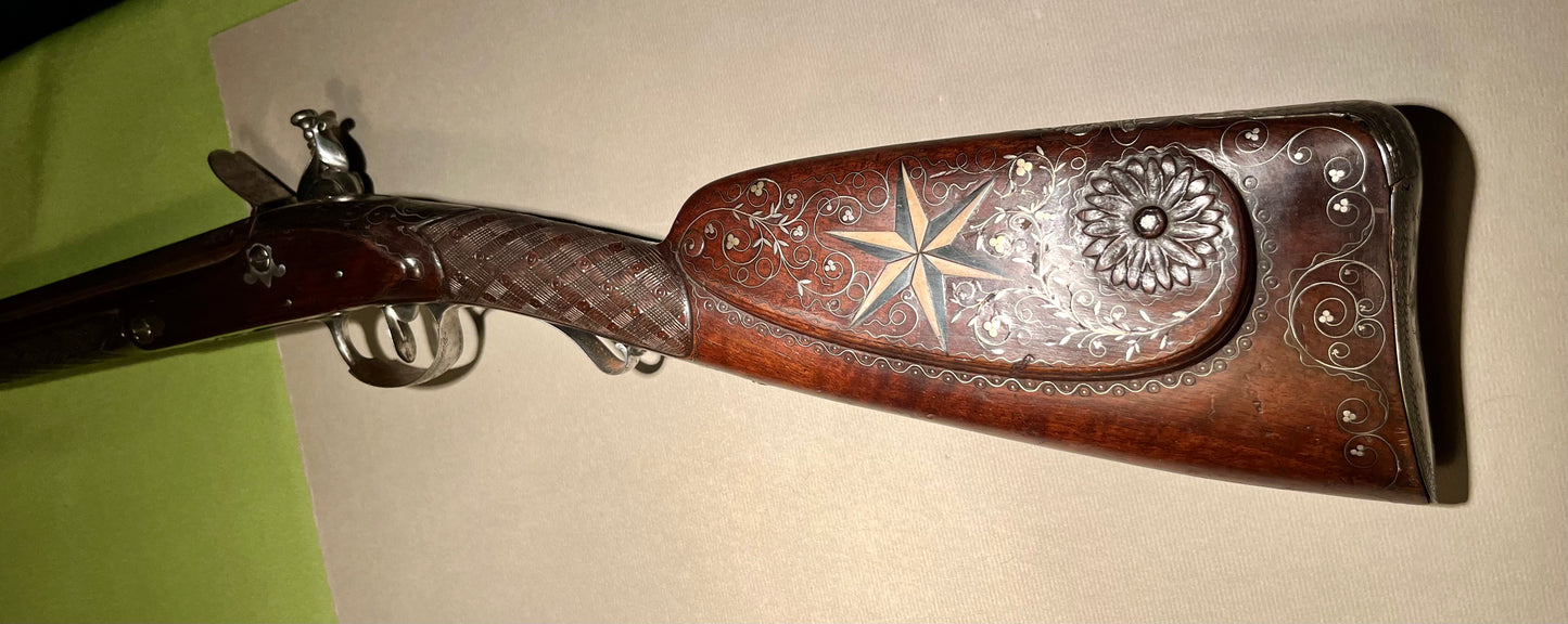 Steinschloss Flinte, Ray in Brescia, Italien um 1800, fürstlicher Besitz