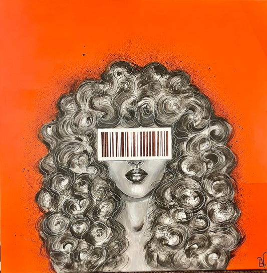 By Erika, Acryl 80 mal 80 cm