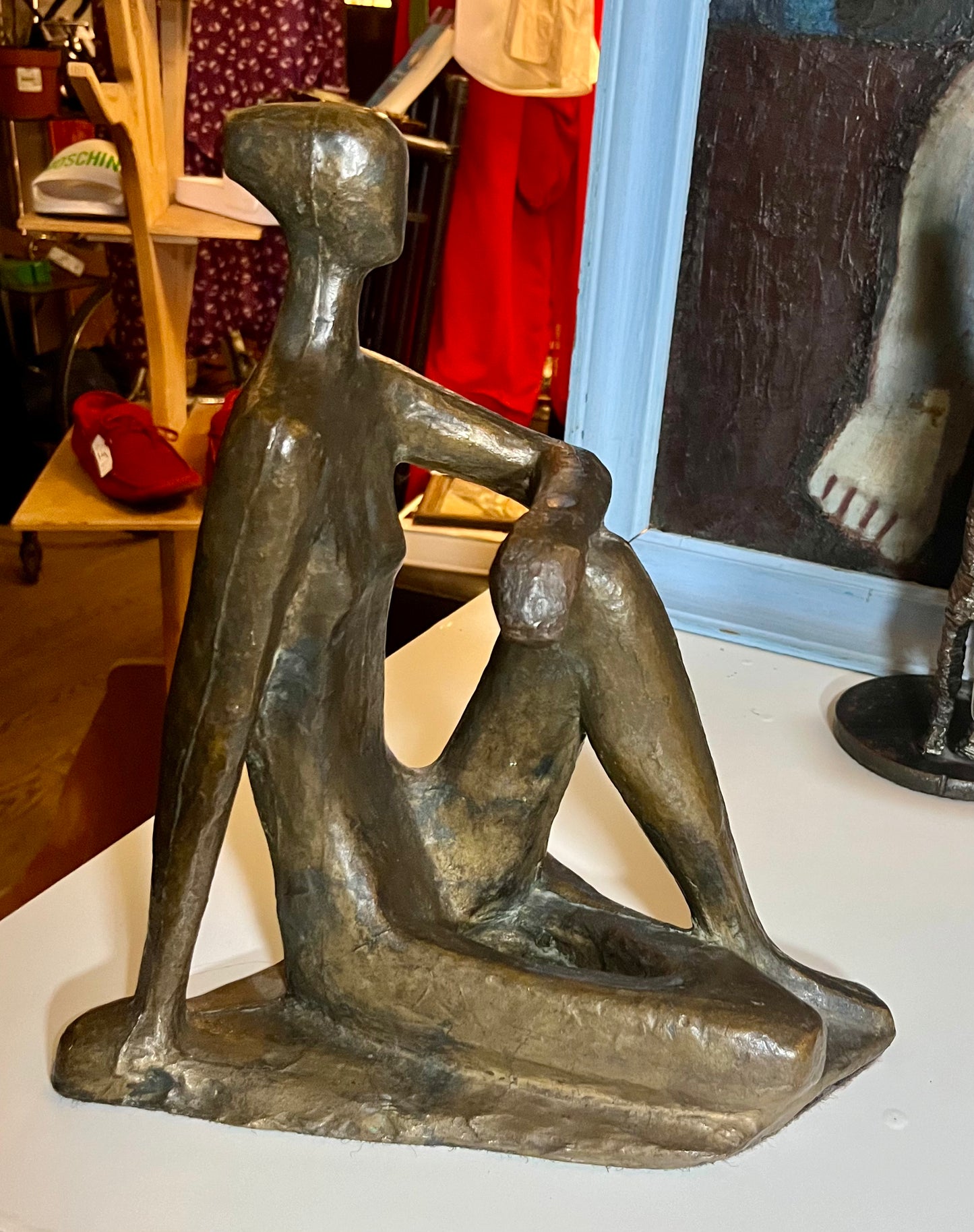 Grosse Bronzestatuette