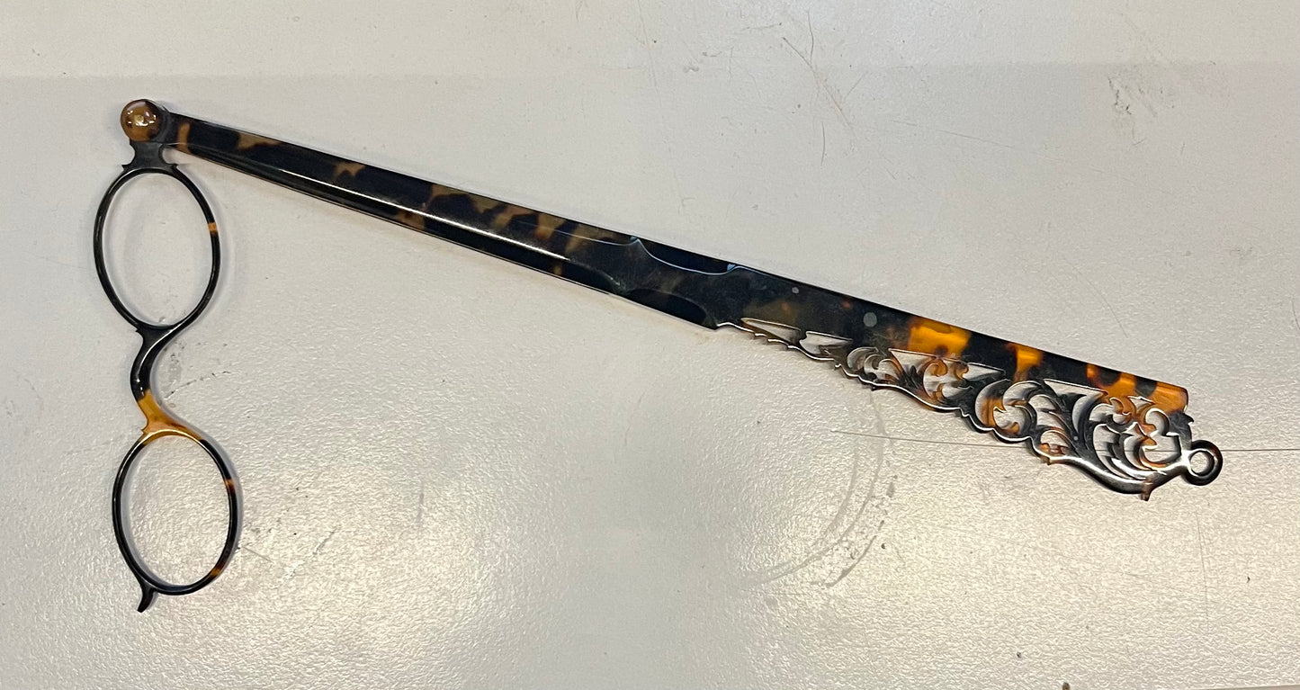 Antike Lorgnette, antike Brille