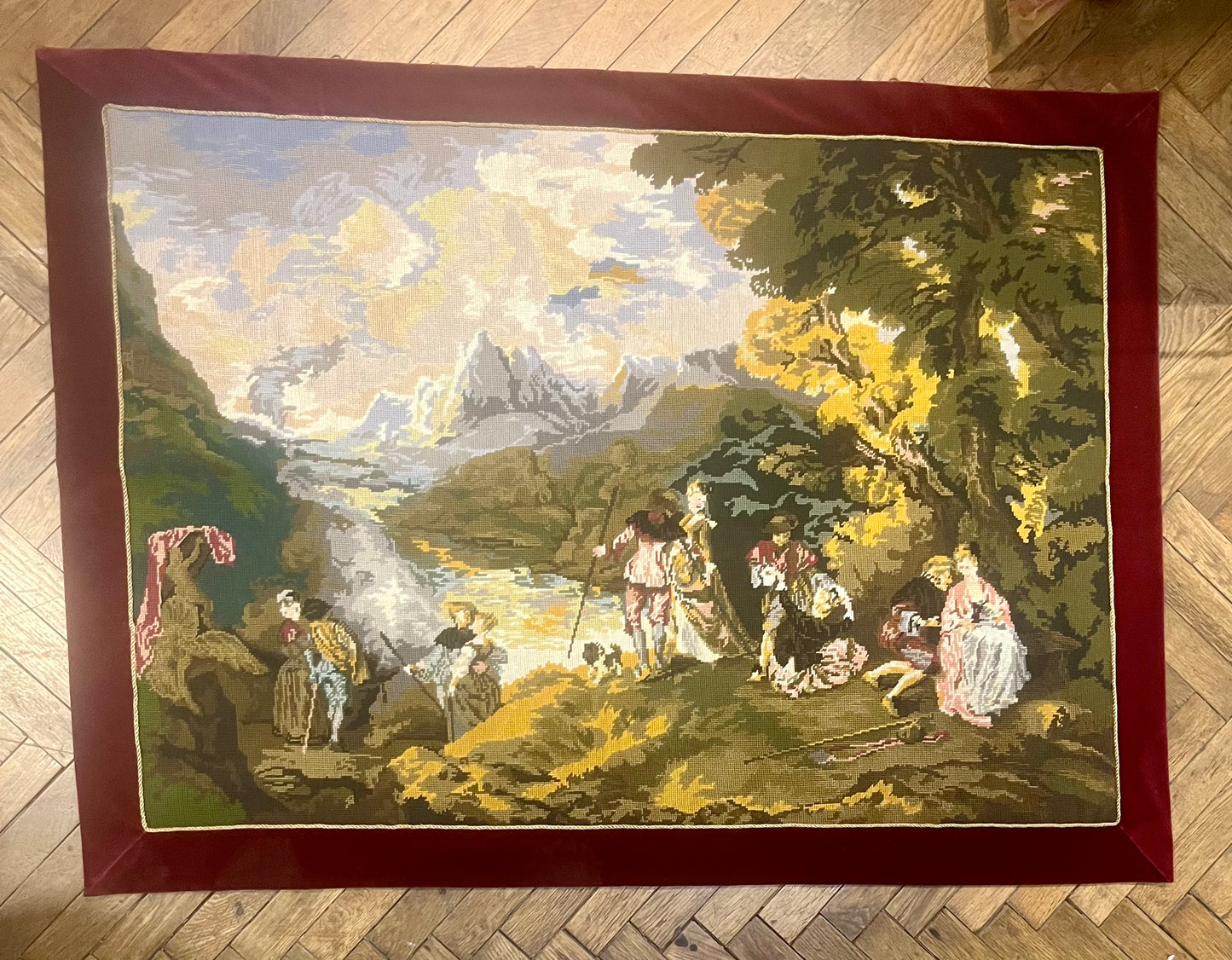 Vintage Französischer Gobelin