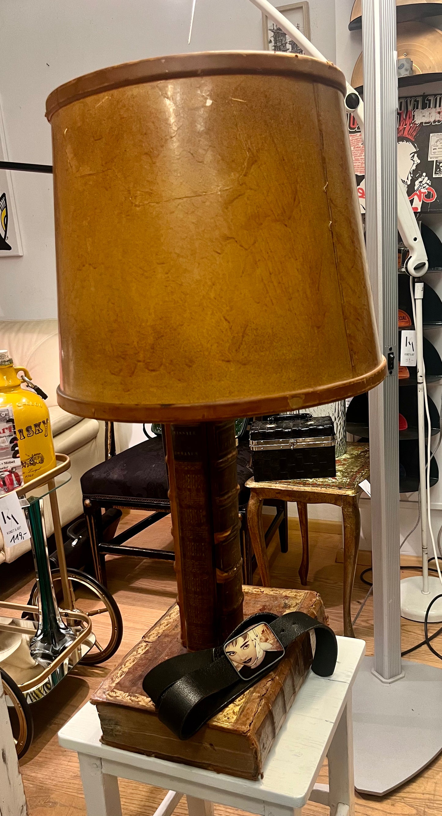 Vintage Scheinlampe Buch