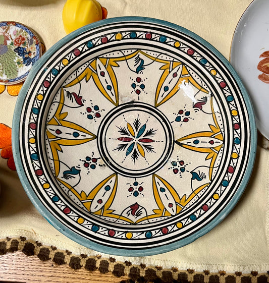 Vintage Zierteller Wand