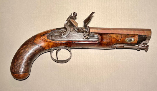 Englische Perkussionspistole sign. Jackson, London