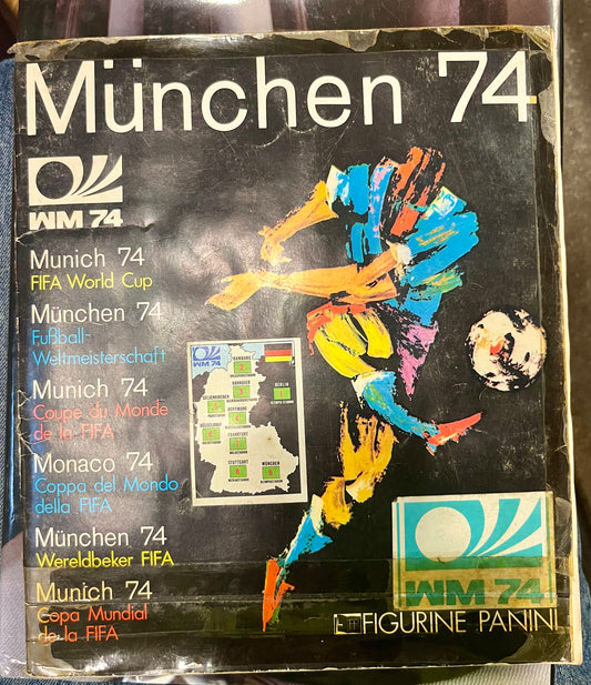 Panini Sammelabum Fußball Weltmeisterschaft 1974 Deutschland