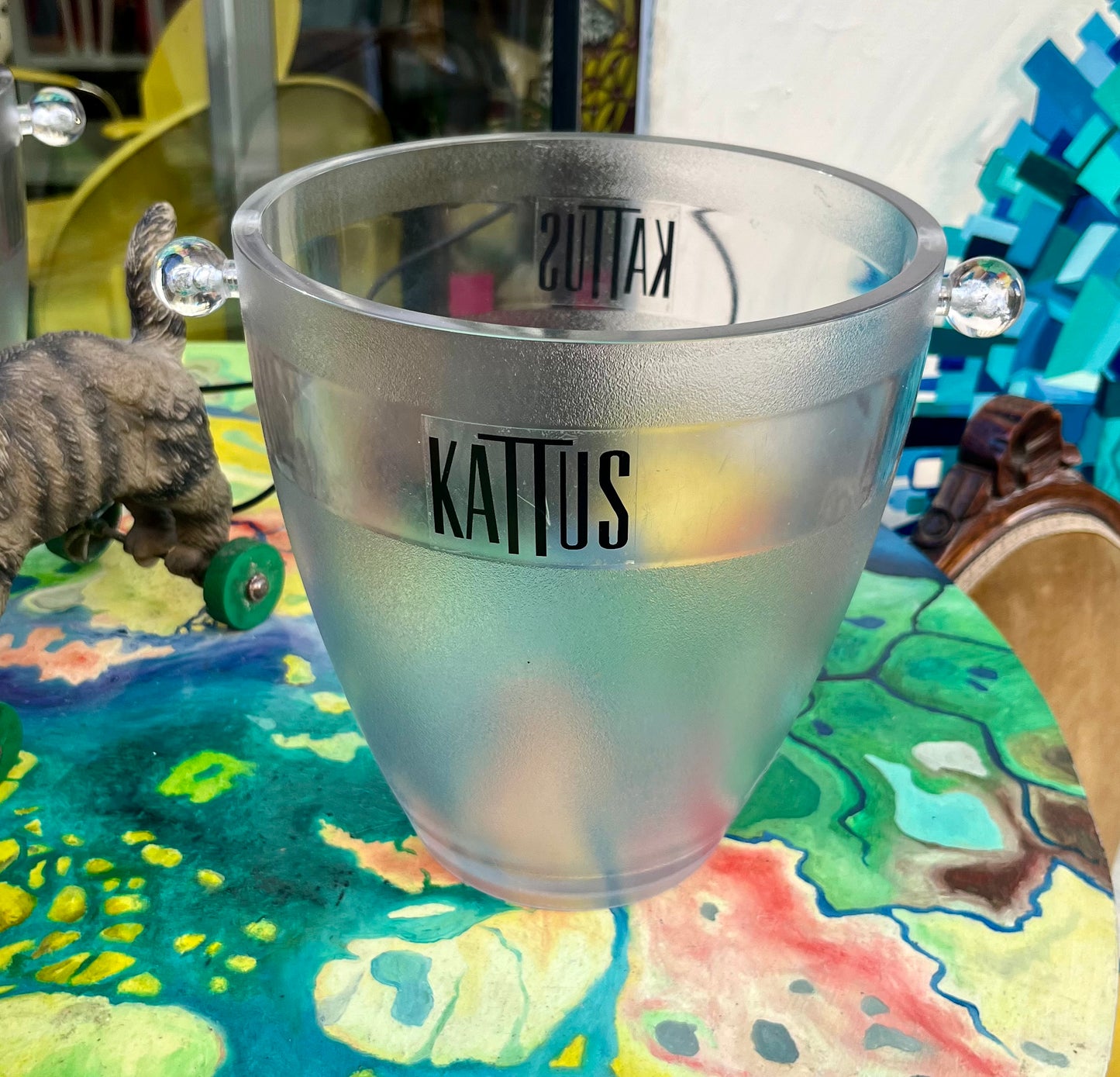 Vintage Sektkühler Acryl