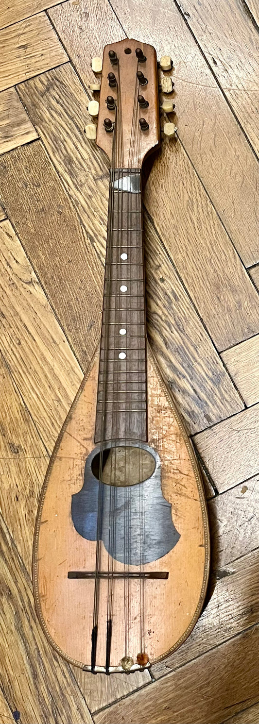 Vintage Taschen Mandoline Italien um 1900