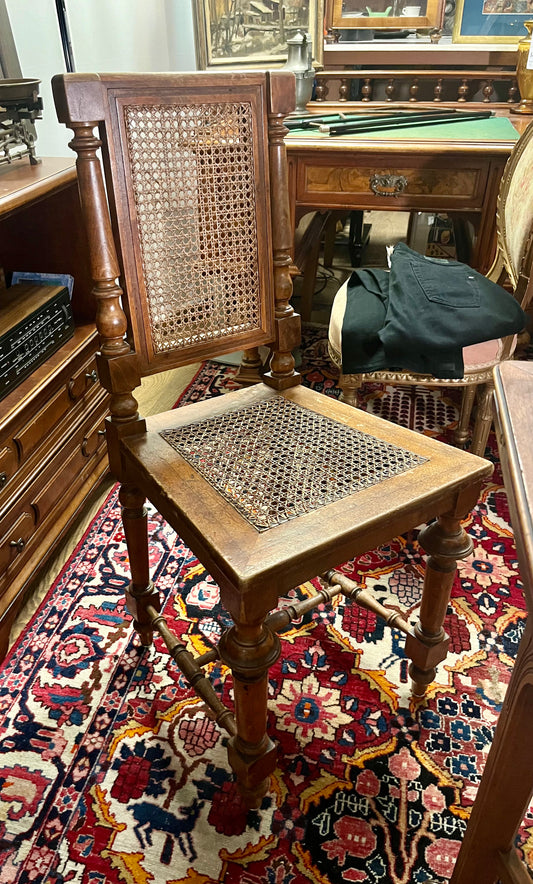 Vintage Stuhl Wiener Geflecht