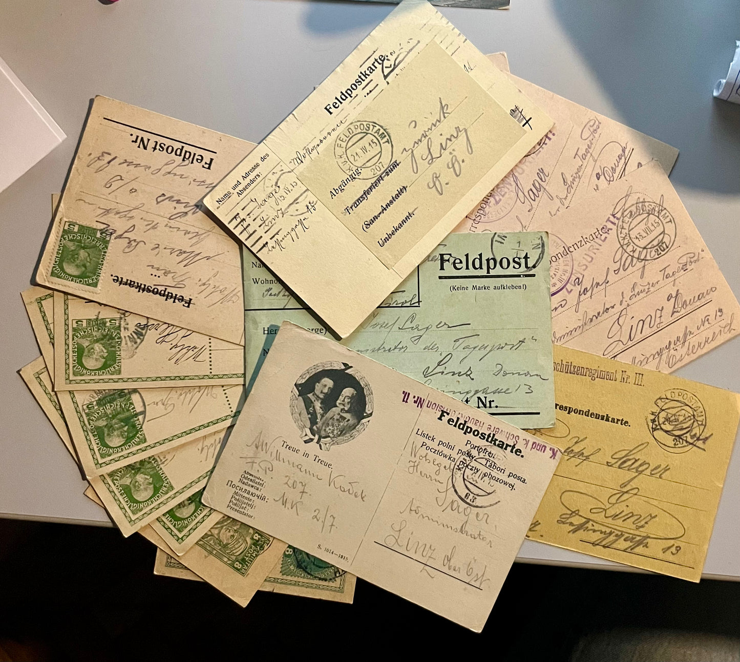 Feldpostkarten-Konvolut K.K. 1915–1917 | Erster Weltkrieg