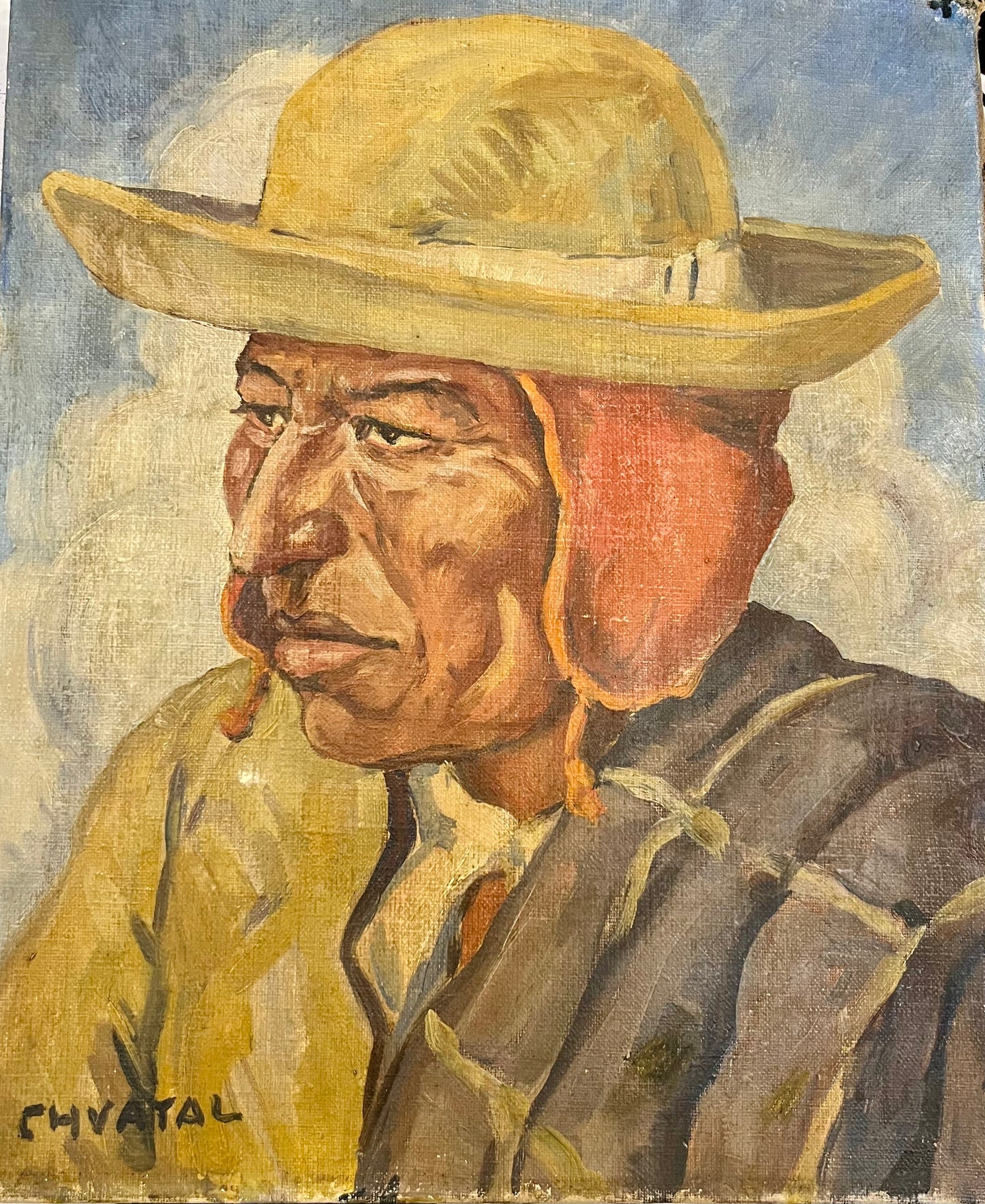 Peruaner, signiert