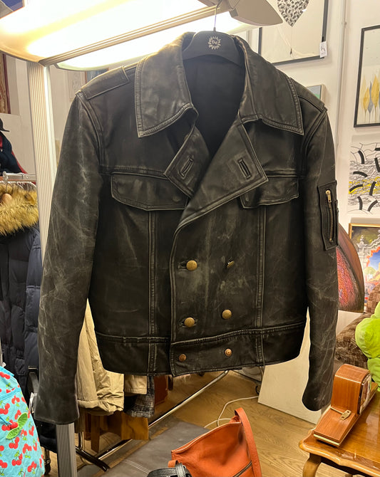 Vintage Lederjacke 1960er Deutschland