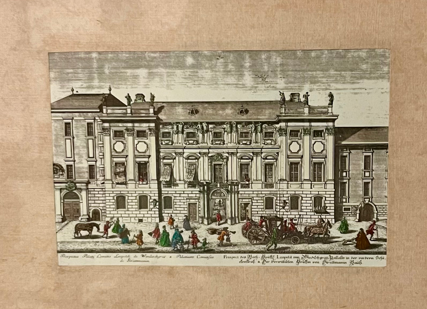 Vintage Stich gerahmt