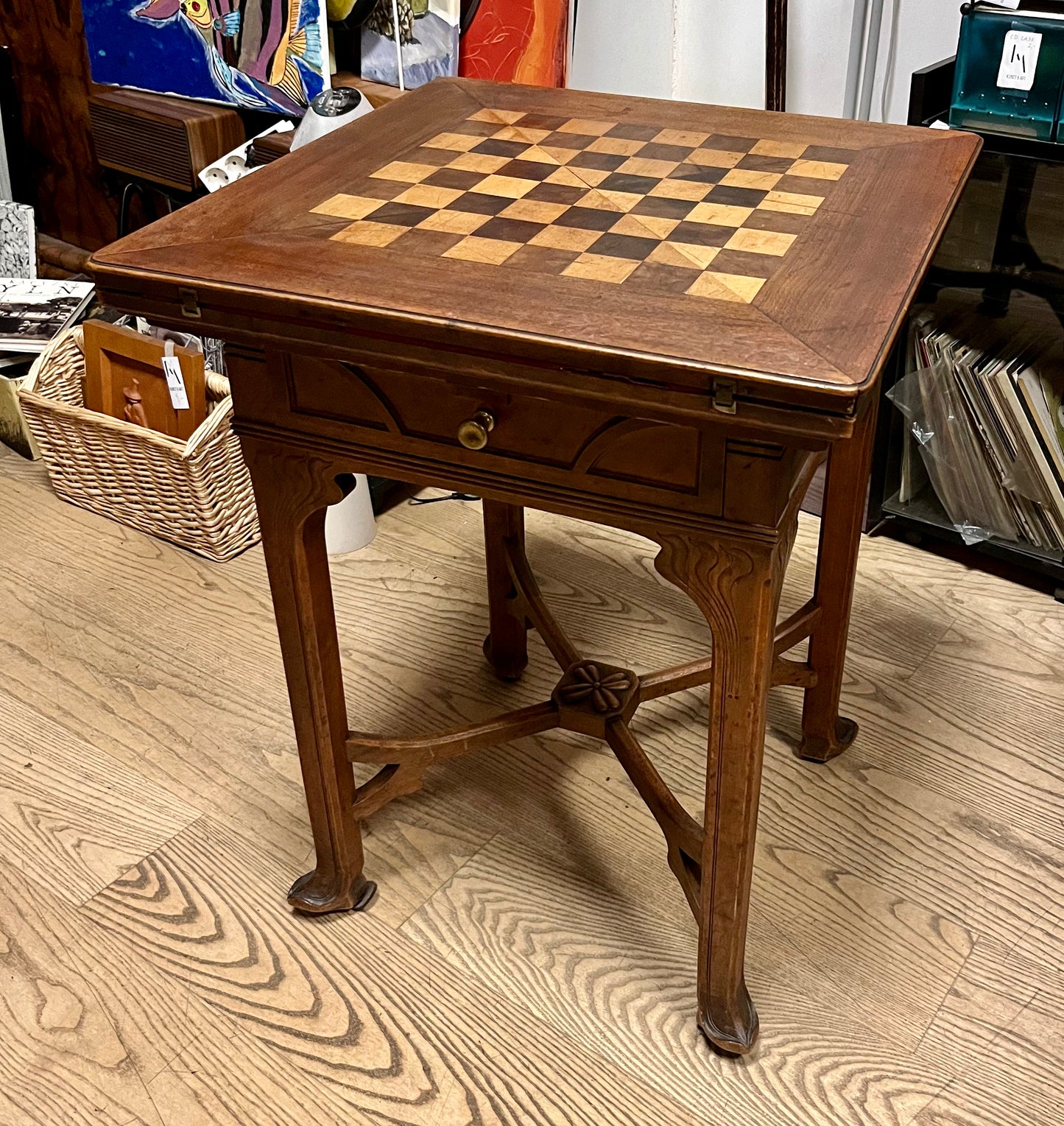 Vintage Spieltisch Jugendstil