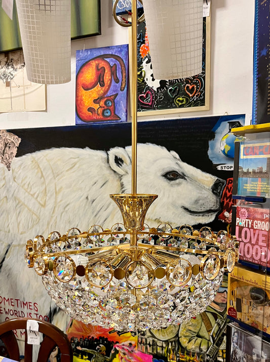 Vintage Kristall Luster