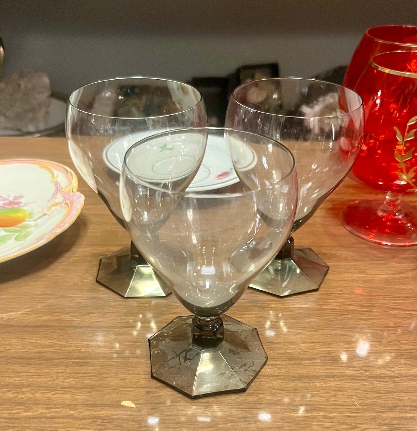 Art-déco-Gläser – 3er-Set