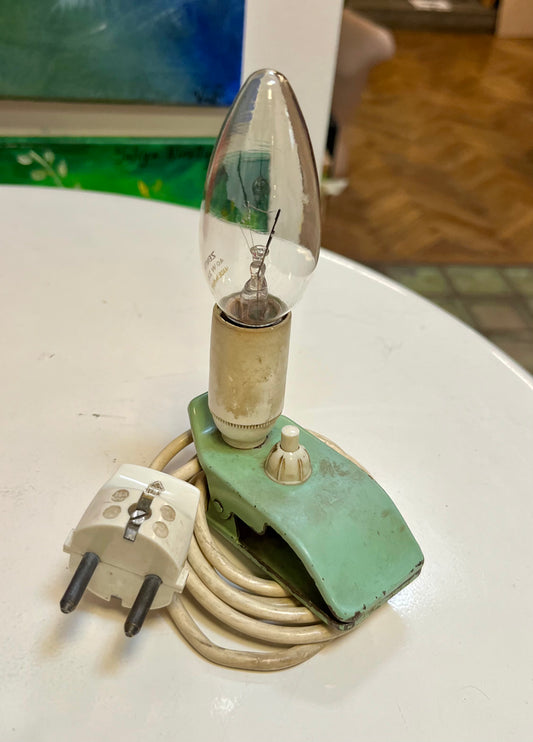 1950er Vintage Klemm Lampe