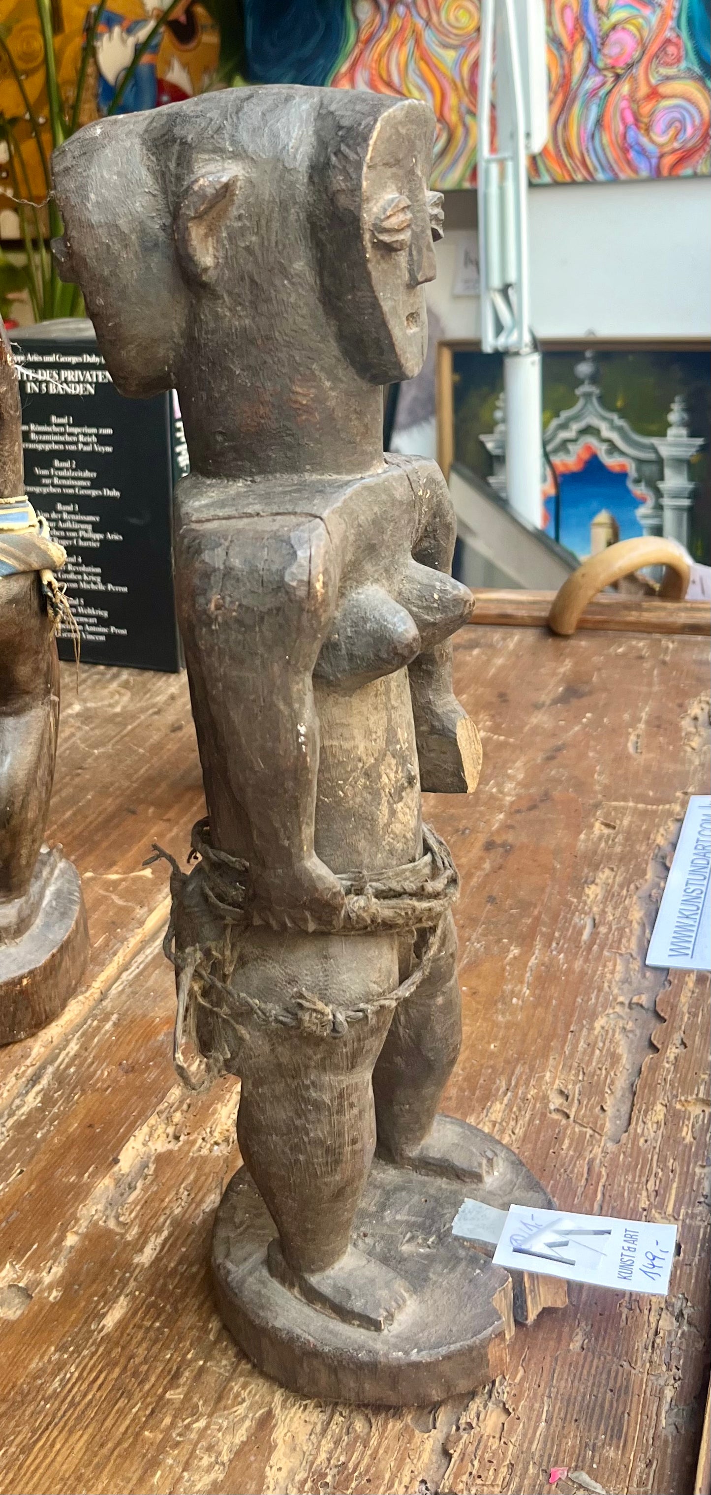 Janus Kopf Statuette