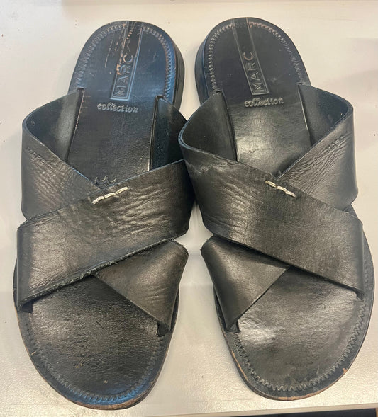 Vintage Leder Sandalen Gr. 45