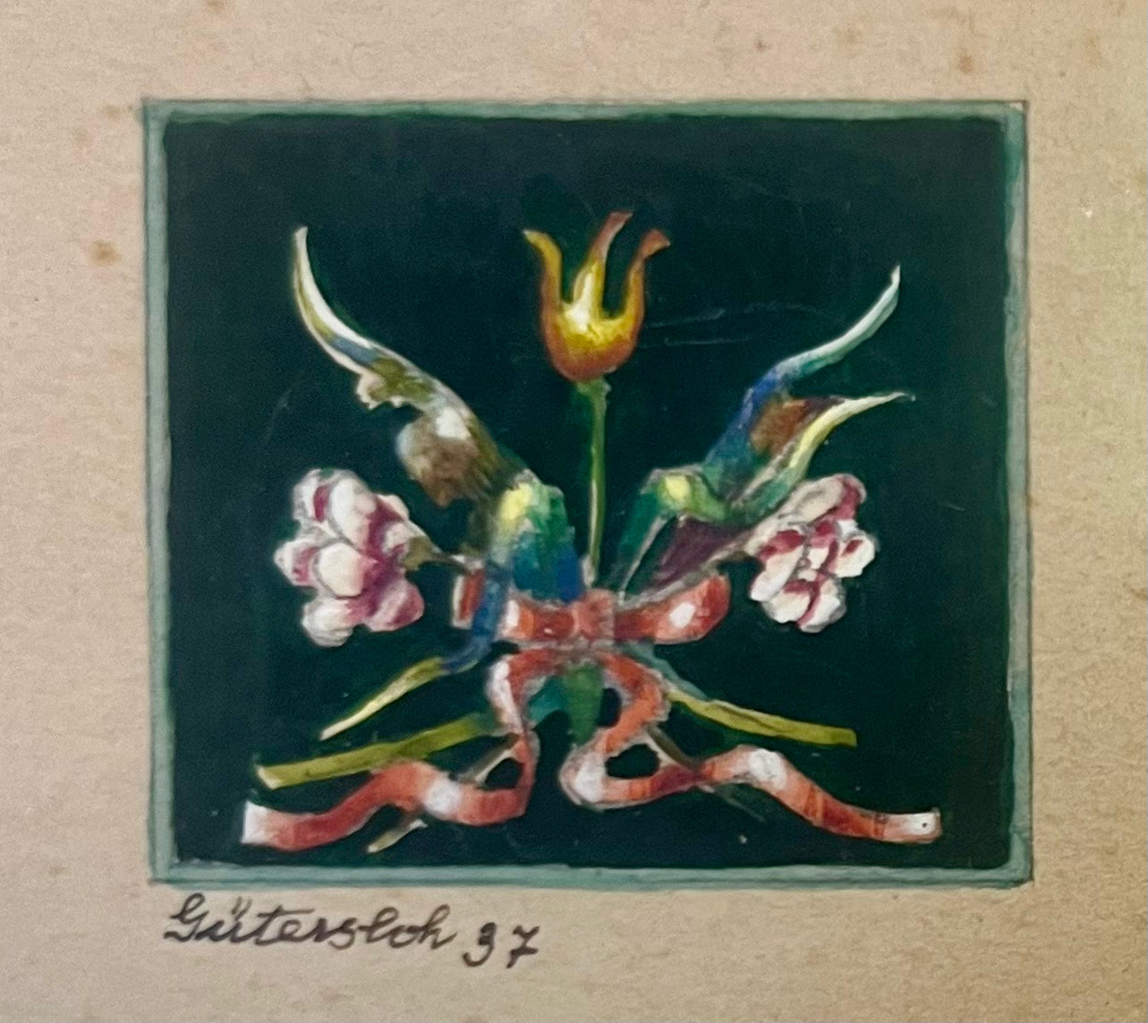 Gütersloh 1937, Pinselzeichnung