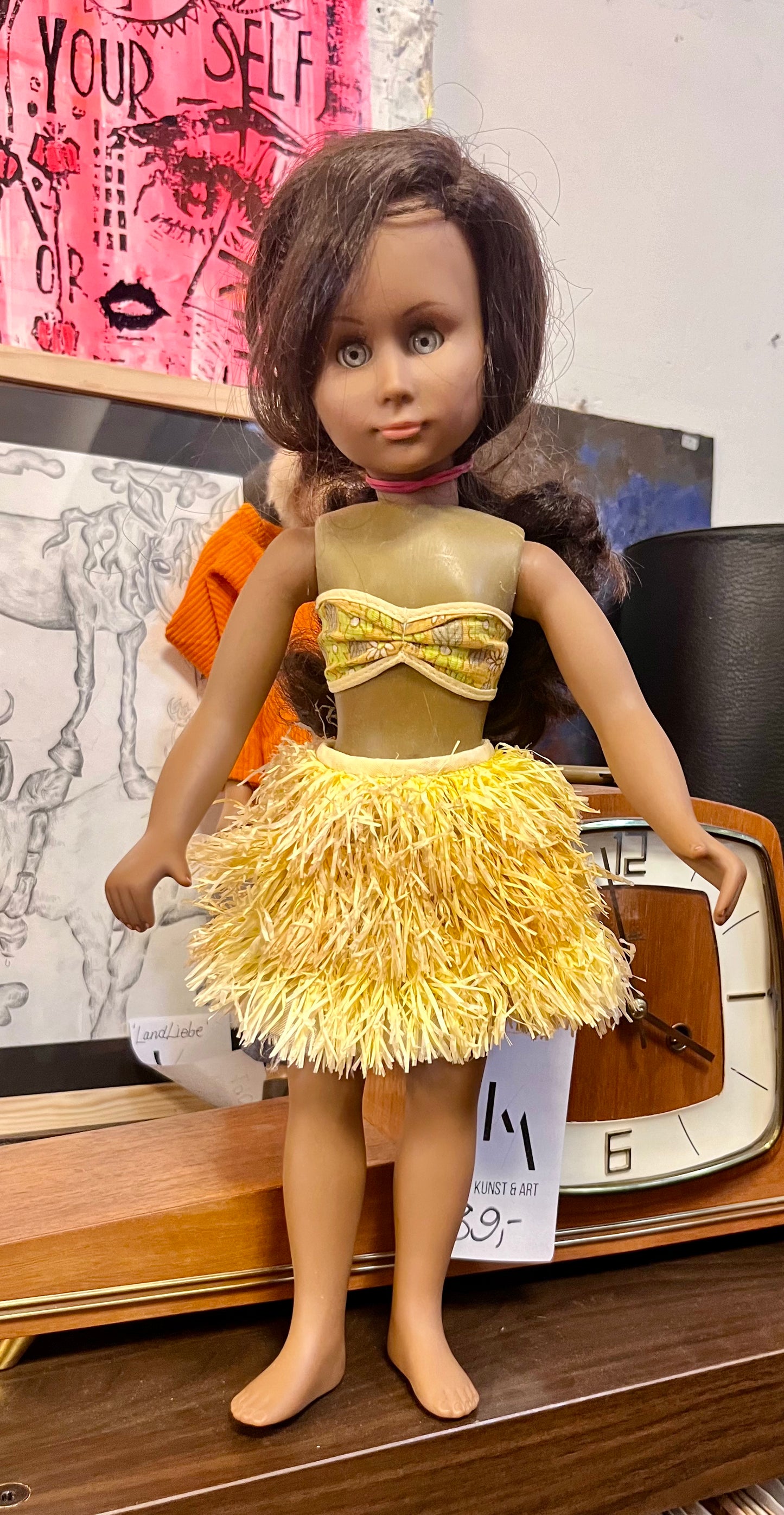 Vintage Designer Puppe – Dekoratives Sammlerstück