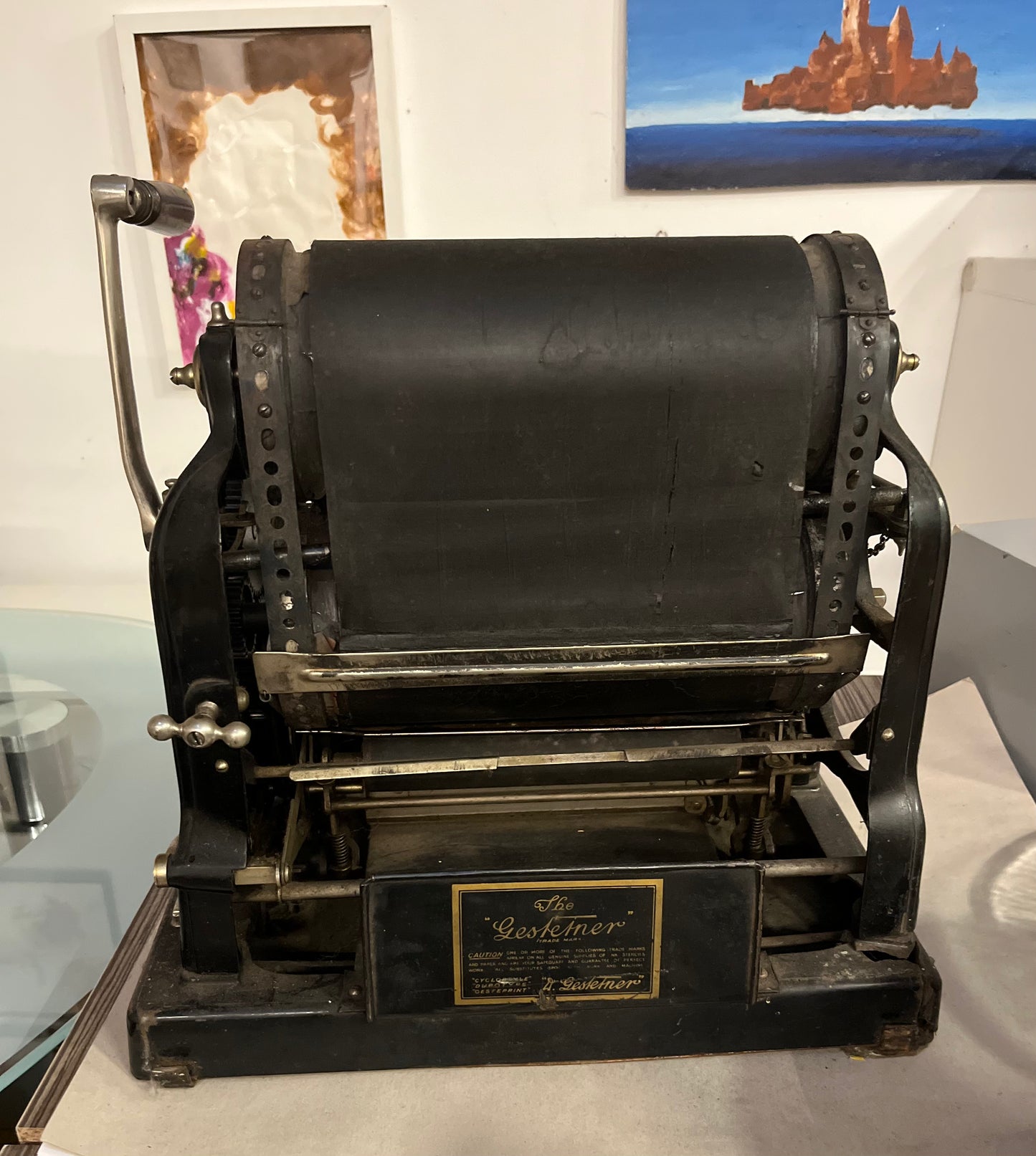 Gestetner Rotary Cyclostyle – historischer Vervielfältiger