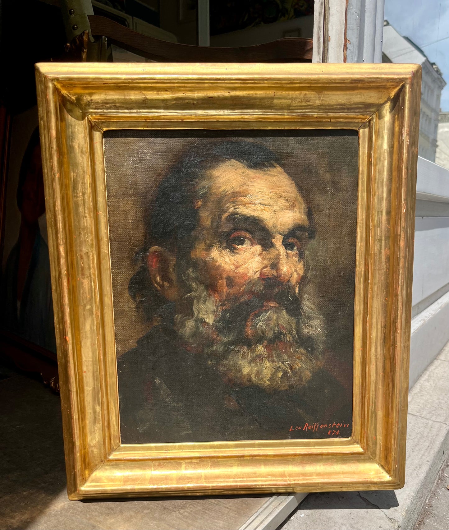 Leo Reiffenstein 1878, Männliches Portrait