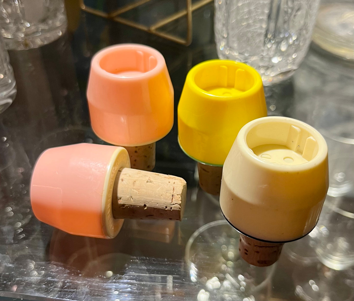 Lot 4 Vintage Flaschenstopsel