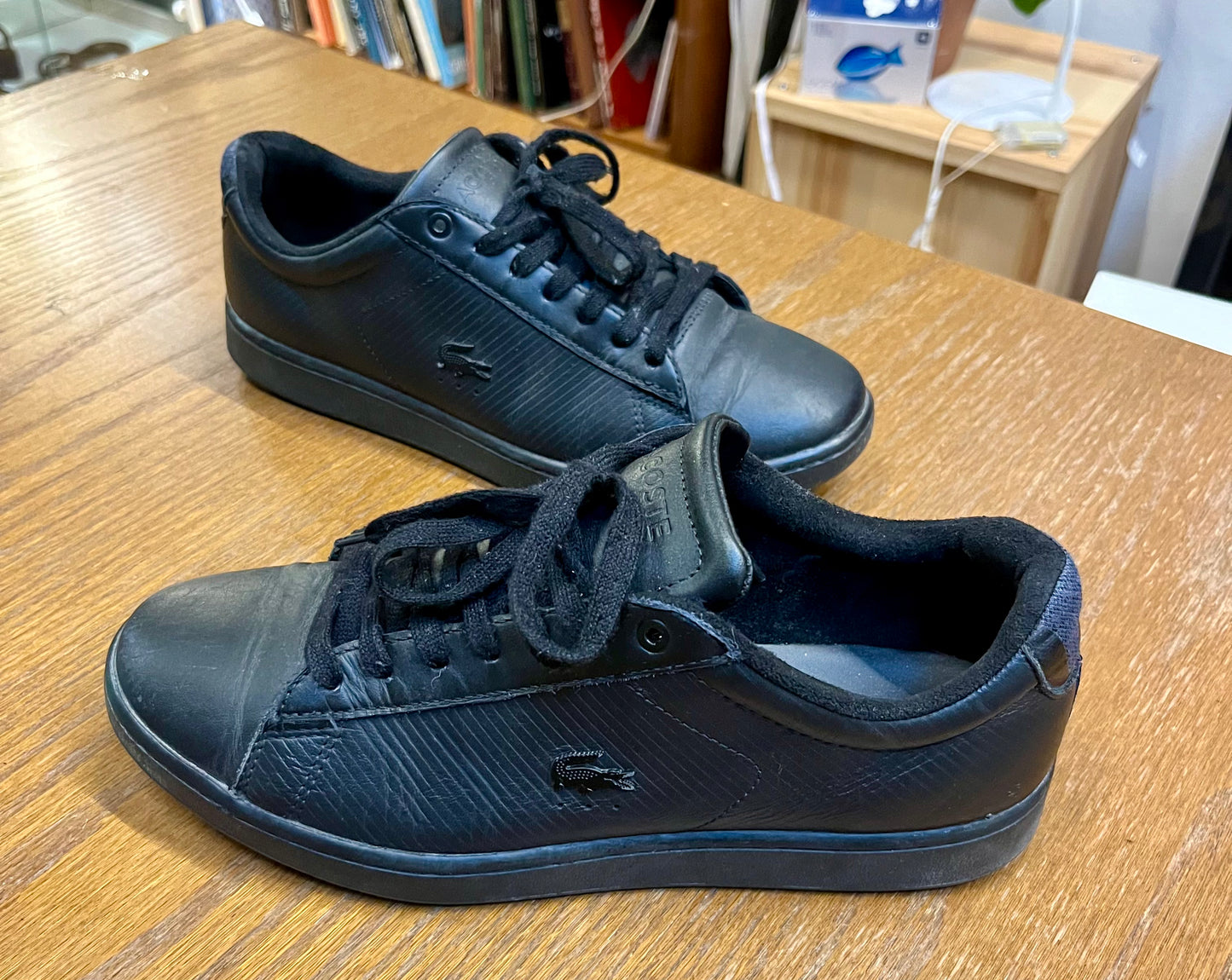 Paar Lacoste Schwarz Größe 40