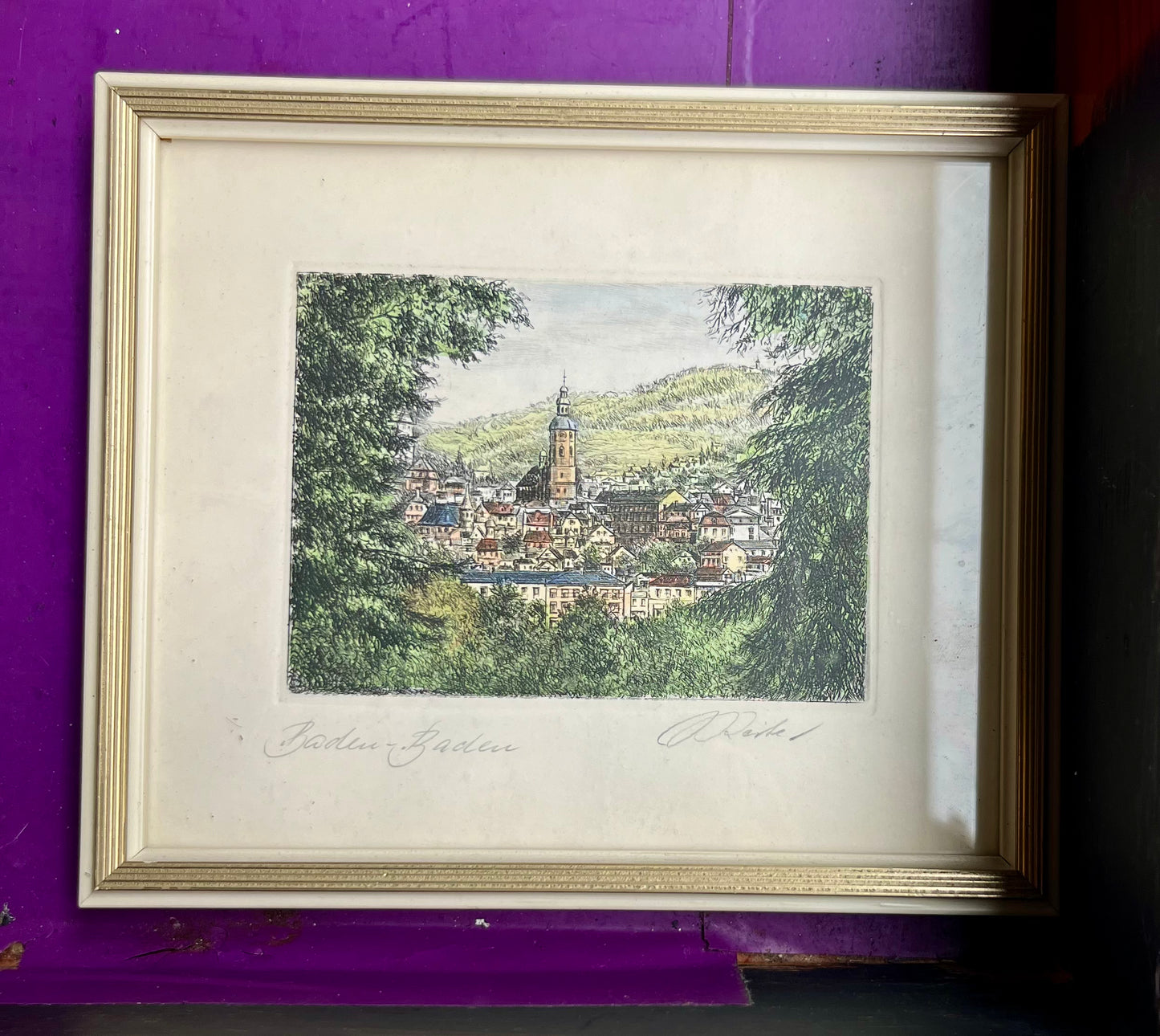 Baden Baden Lithografien