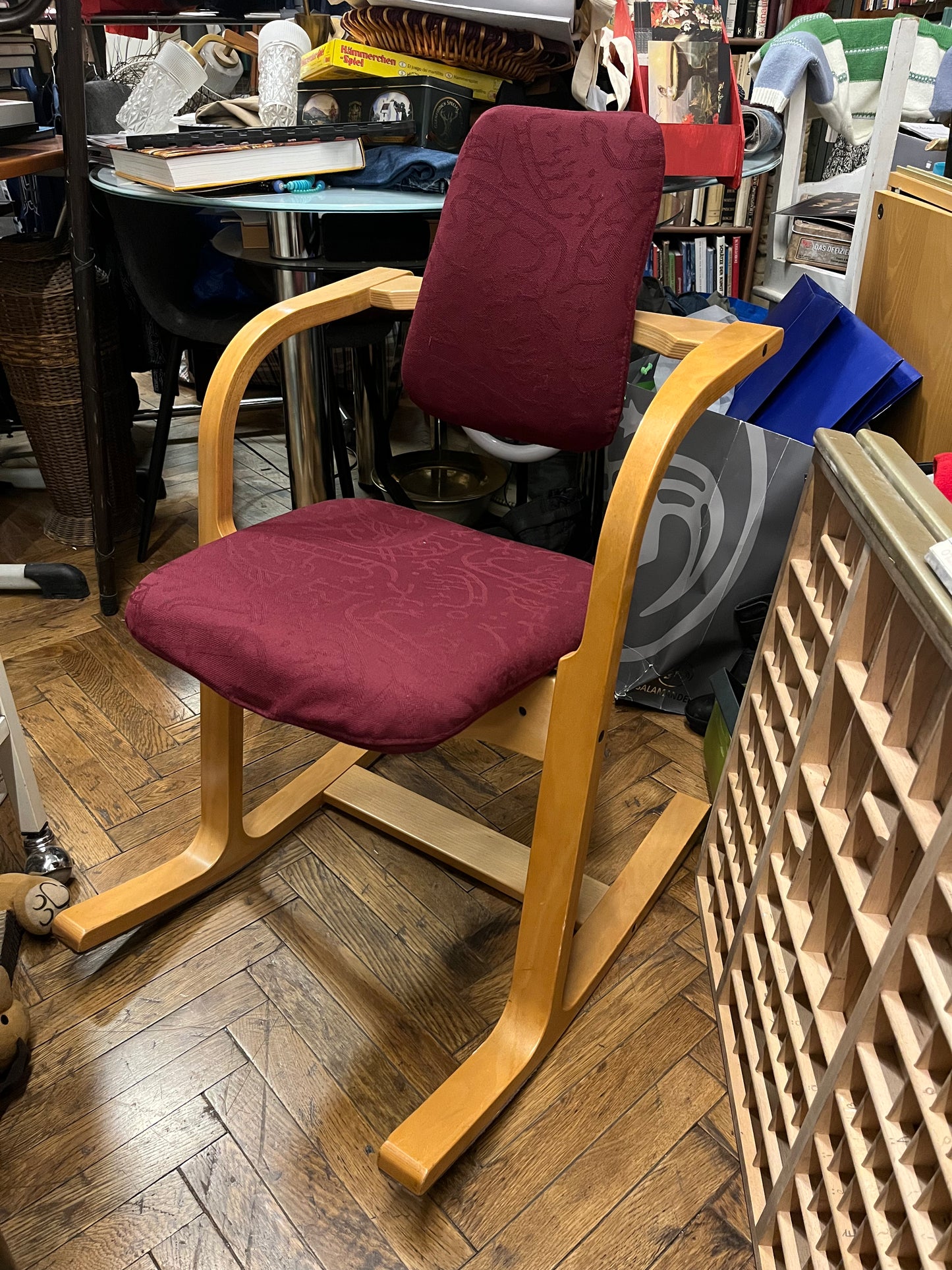 Mid century rocking chair by Peter Opsvik for Stokke 1980s Norway
