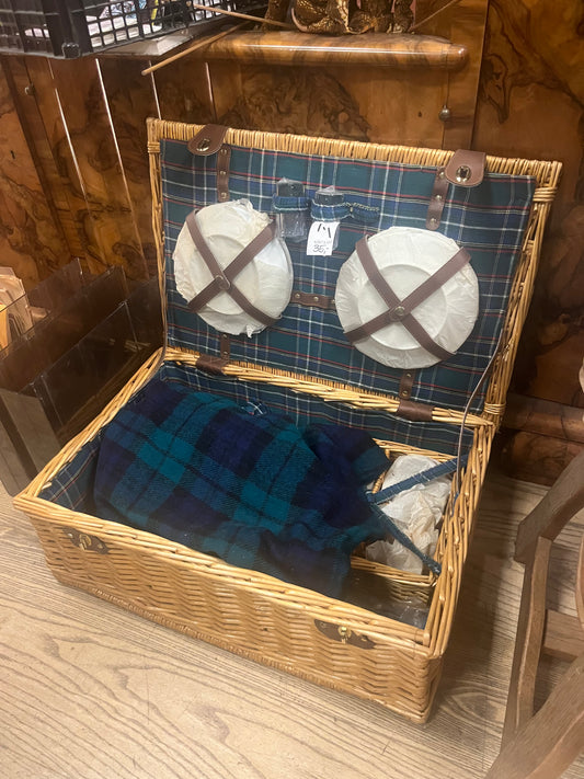 Vintage Picknickkoffer – vollständig & neuwertig