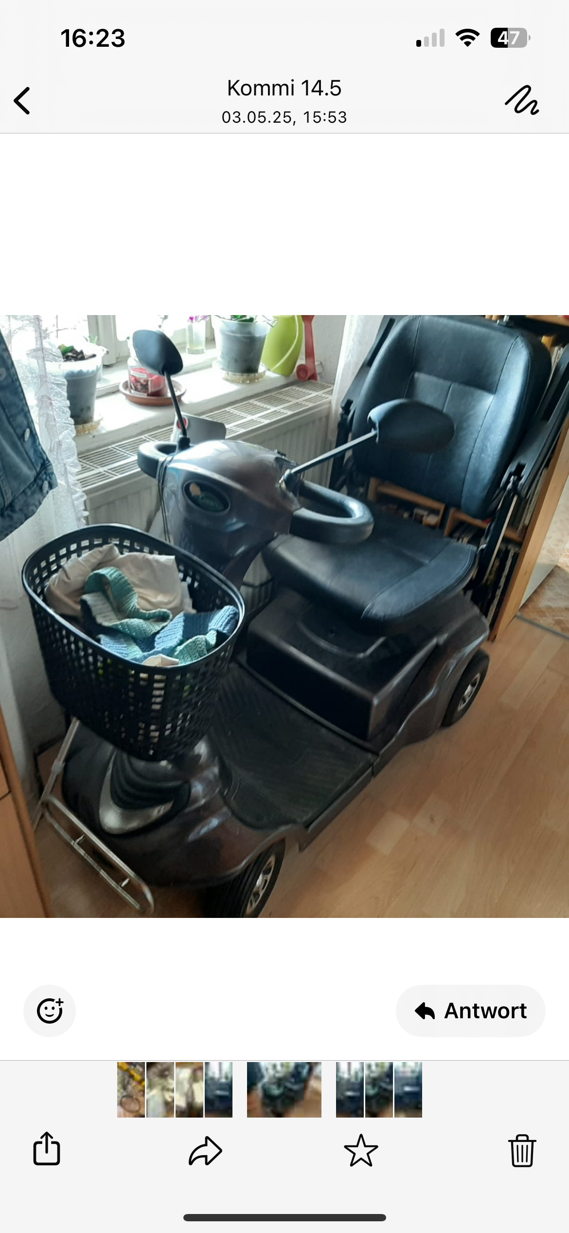 E Roller mit Zubehör