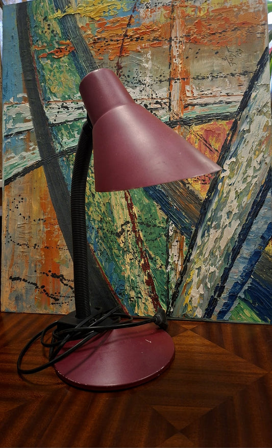 Vintage Tischlampe rot – Wien, 1980er Jahre